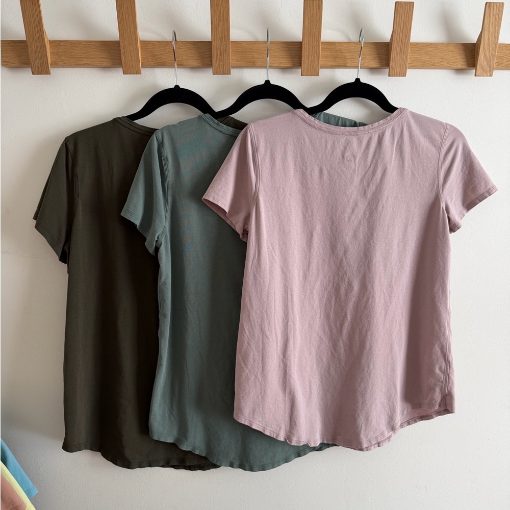 Bundle of 3 Lululemon Love Shirts, size 8